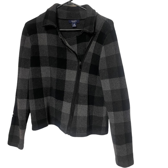 Chaps black and gray jacket - Picture 1 of 4